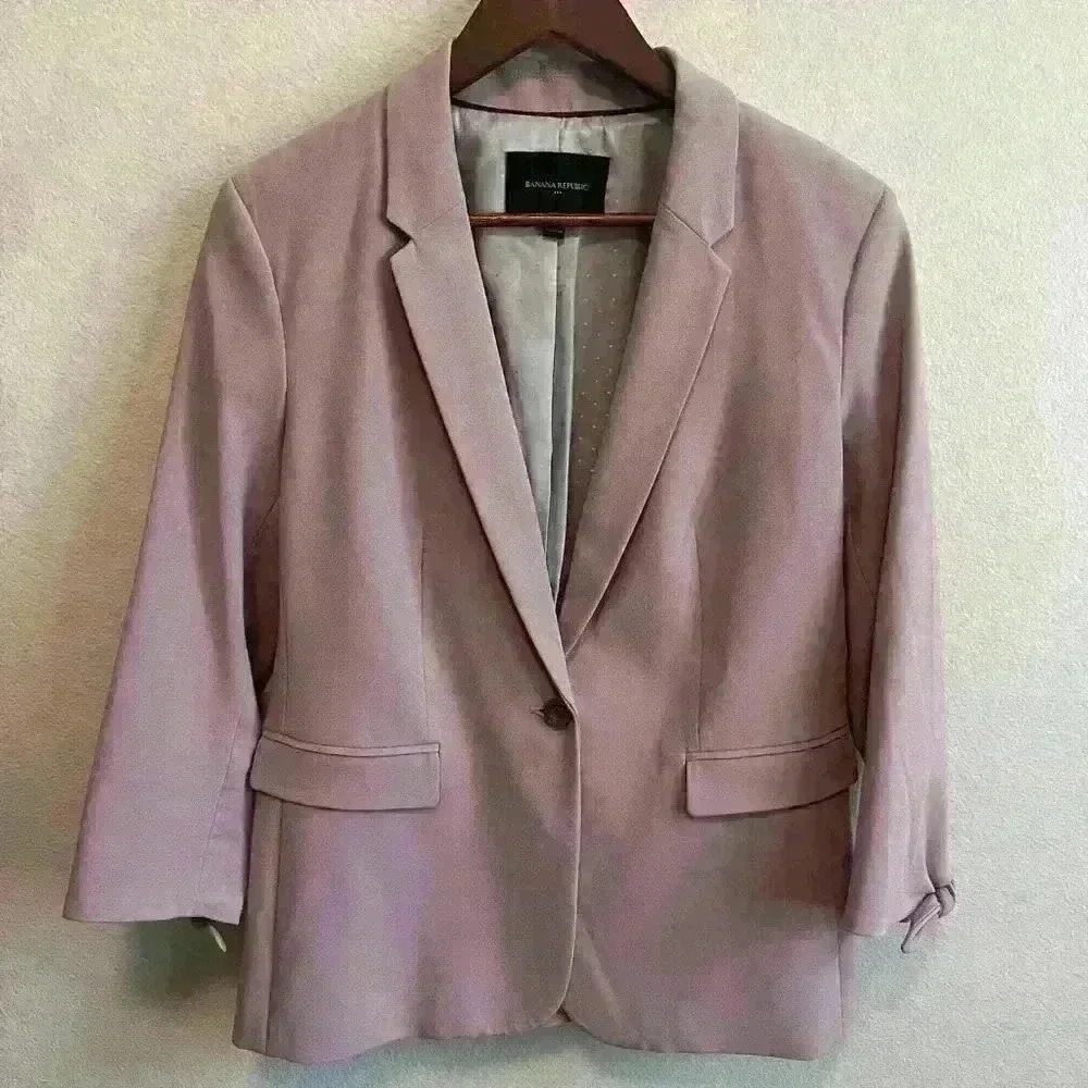 Banana Republic Women’s Tie Cuff Blazer Size 10 - Picture 2 of 8